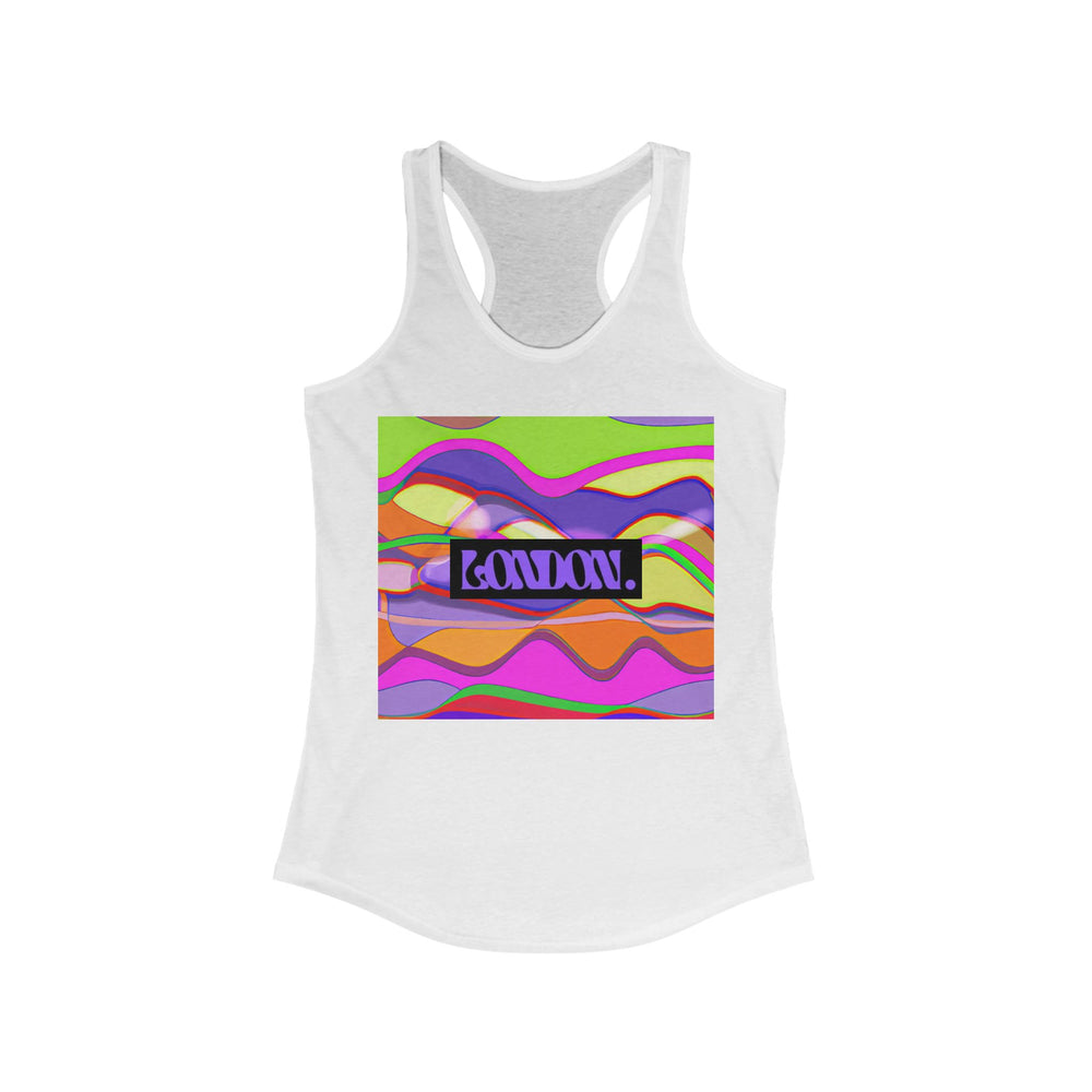 Retro Haze by Lunar Eclipse - Racerback Tank Top