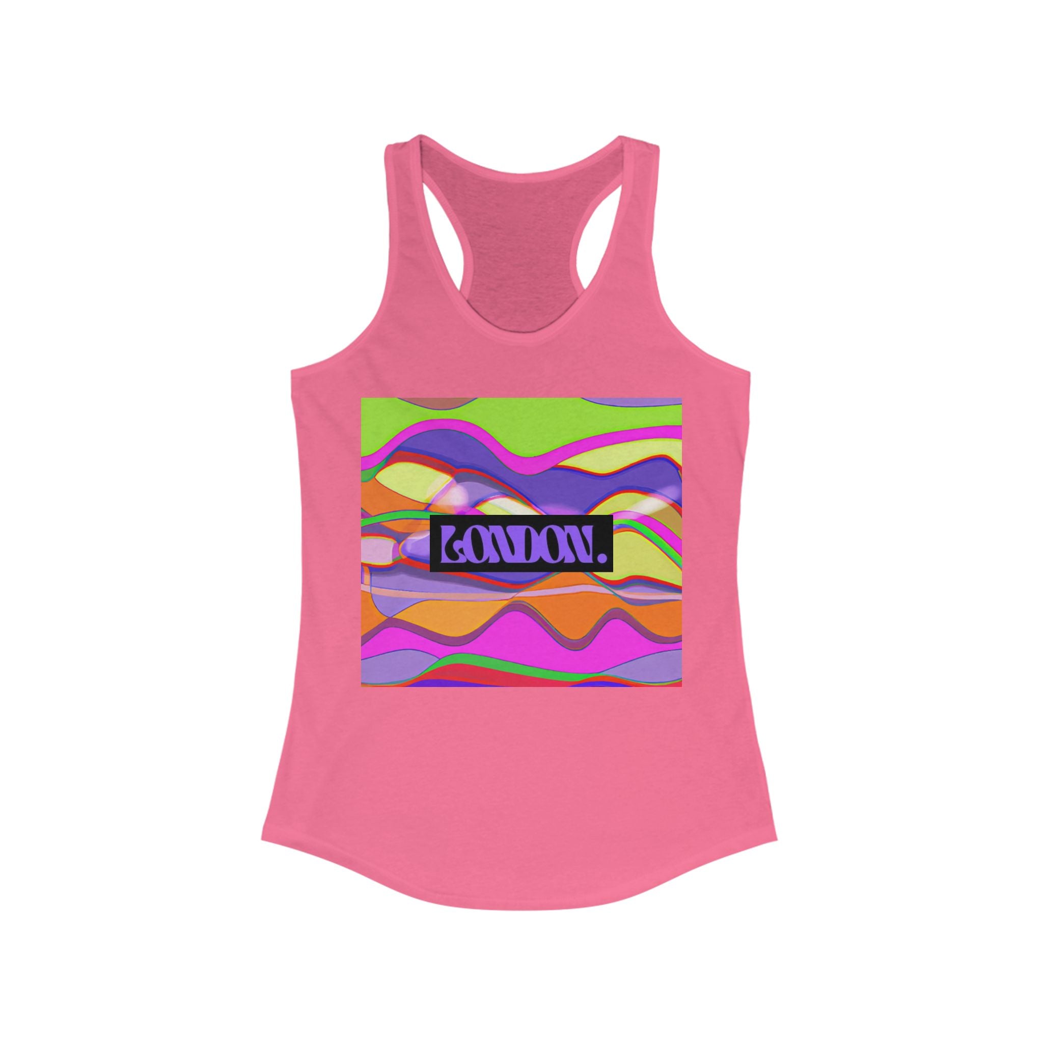 Retro Haze by Lunar Eclipse - Racerback Tank Top