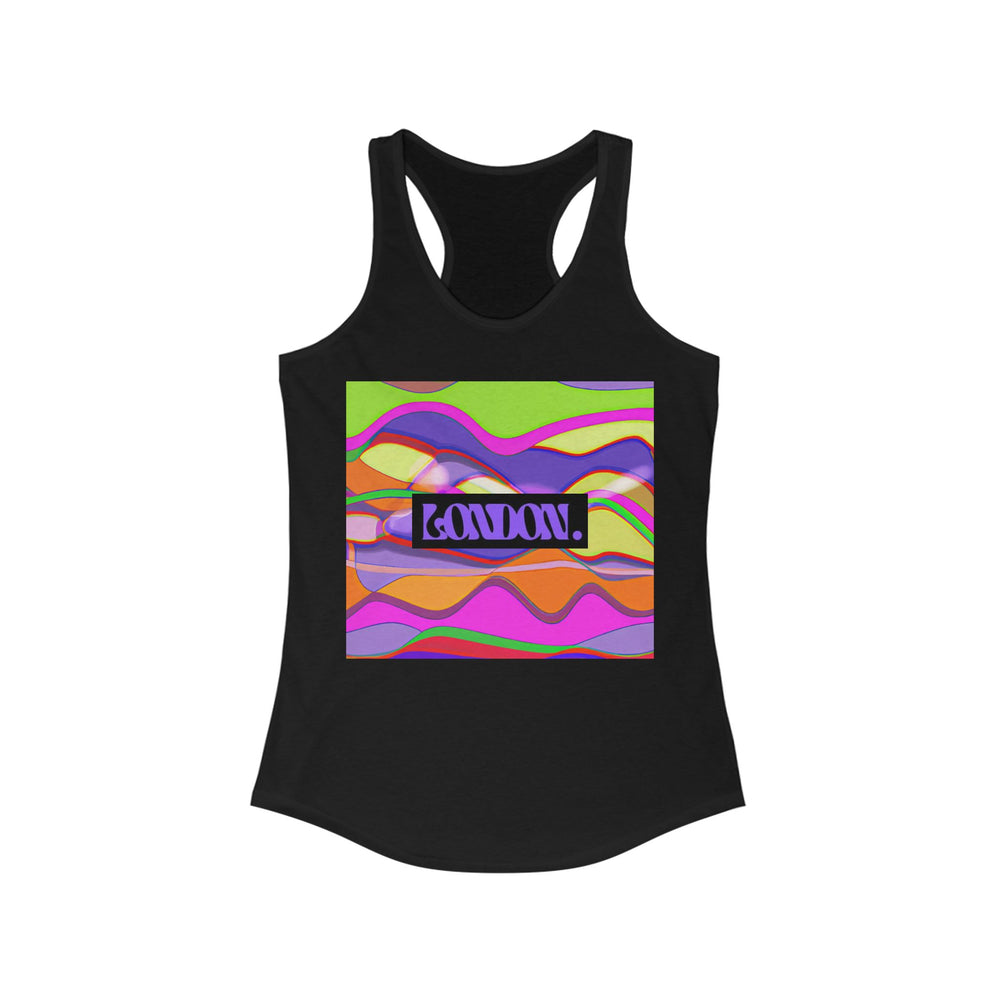 Retro Haze by Lunar Eclipse - Racerback Tank Top