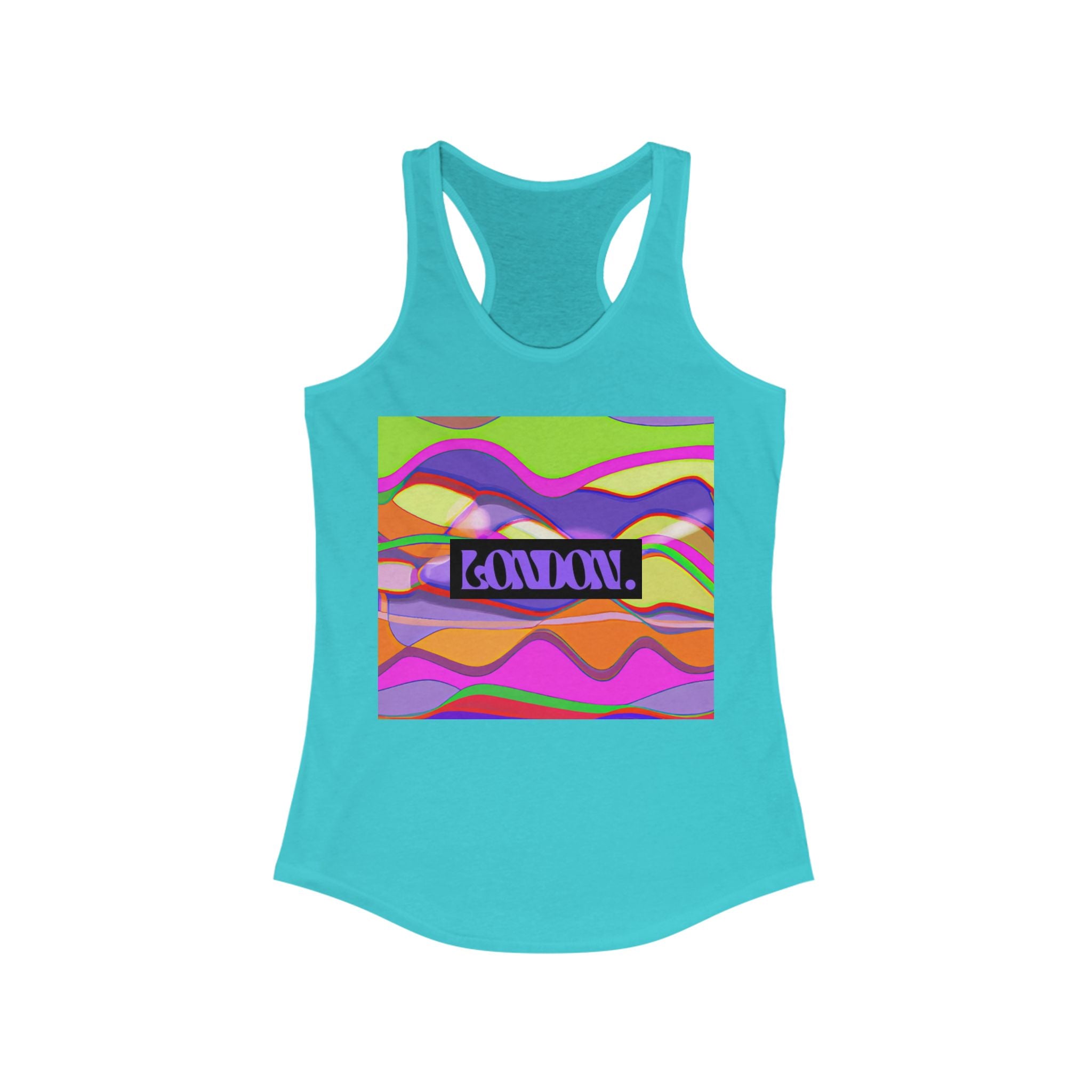 Retro Haze by Lunar Eclipse - Racerback Tank Top