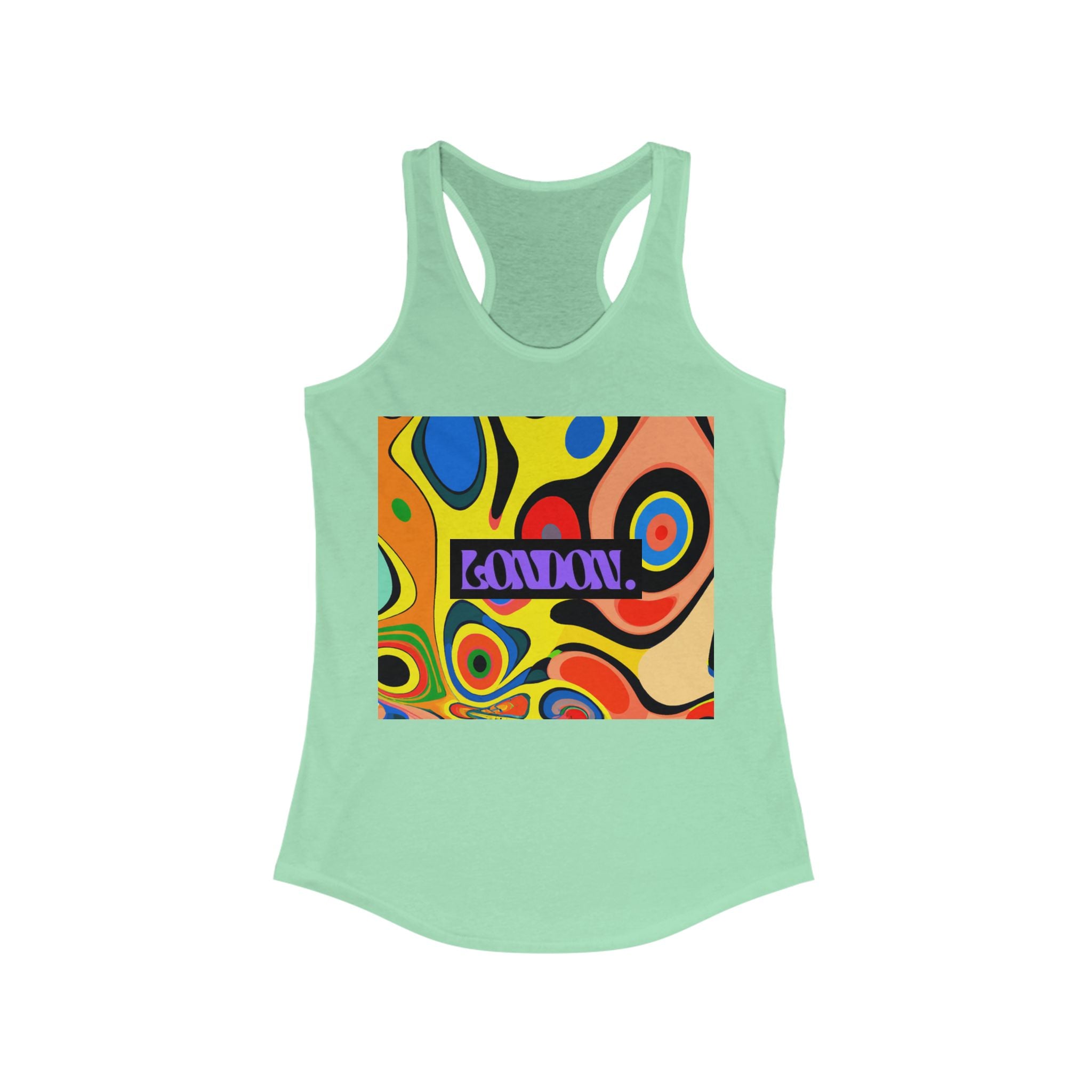 "Groovy Mirage" - Racerback Tank Top
