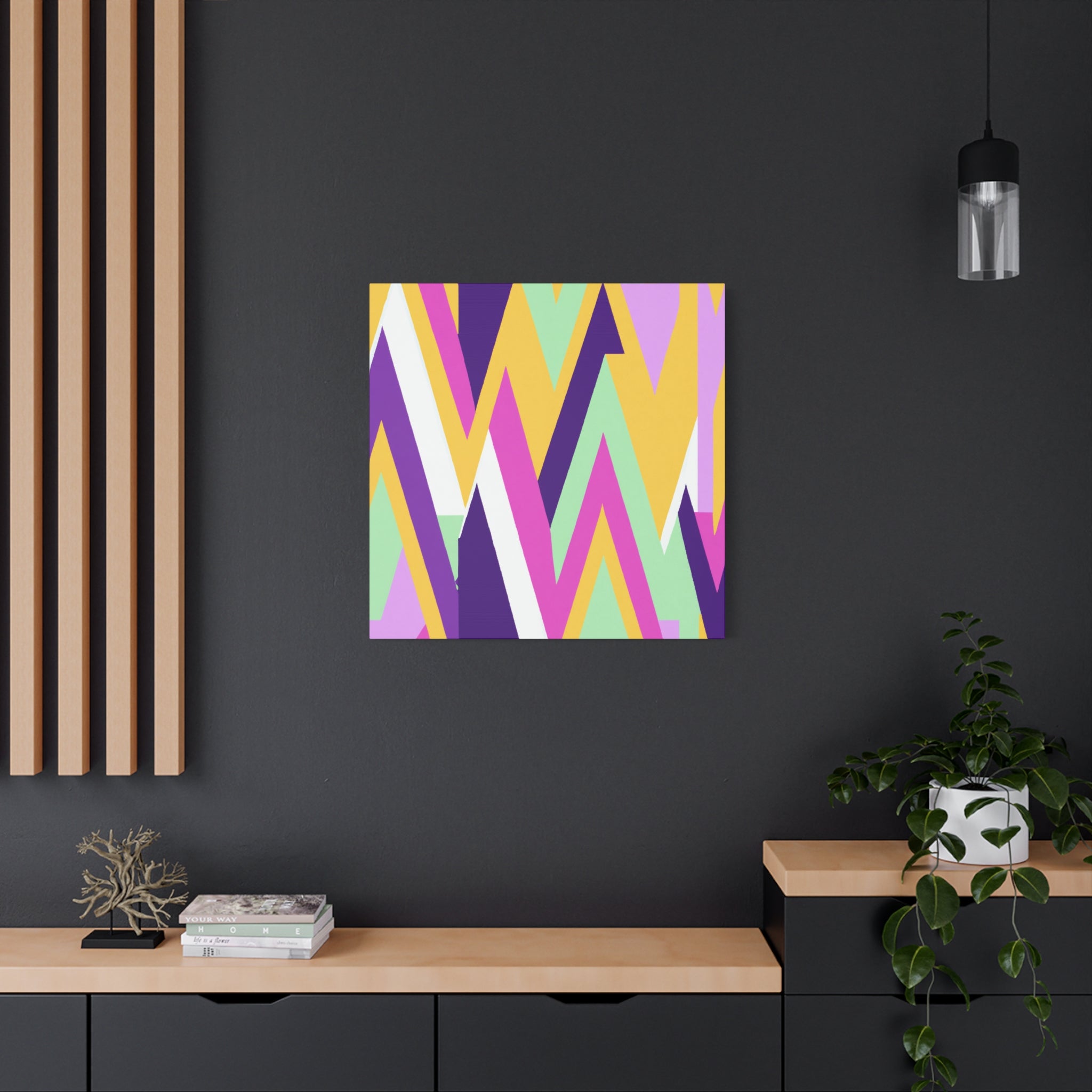 Groovy Kaleidoscope - Canvas