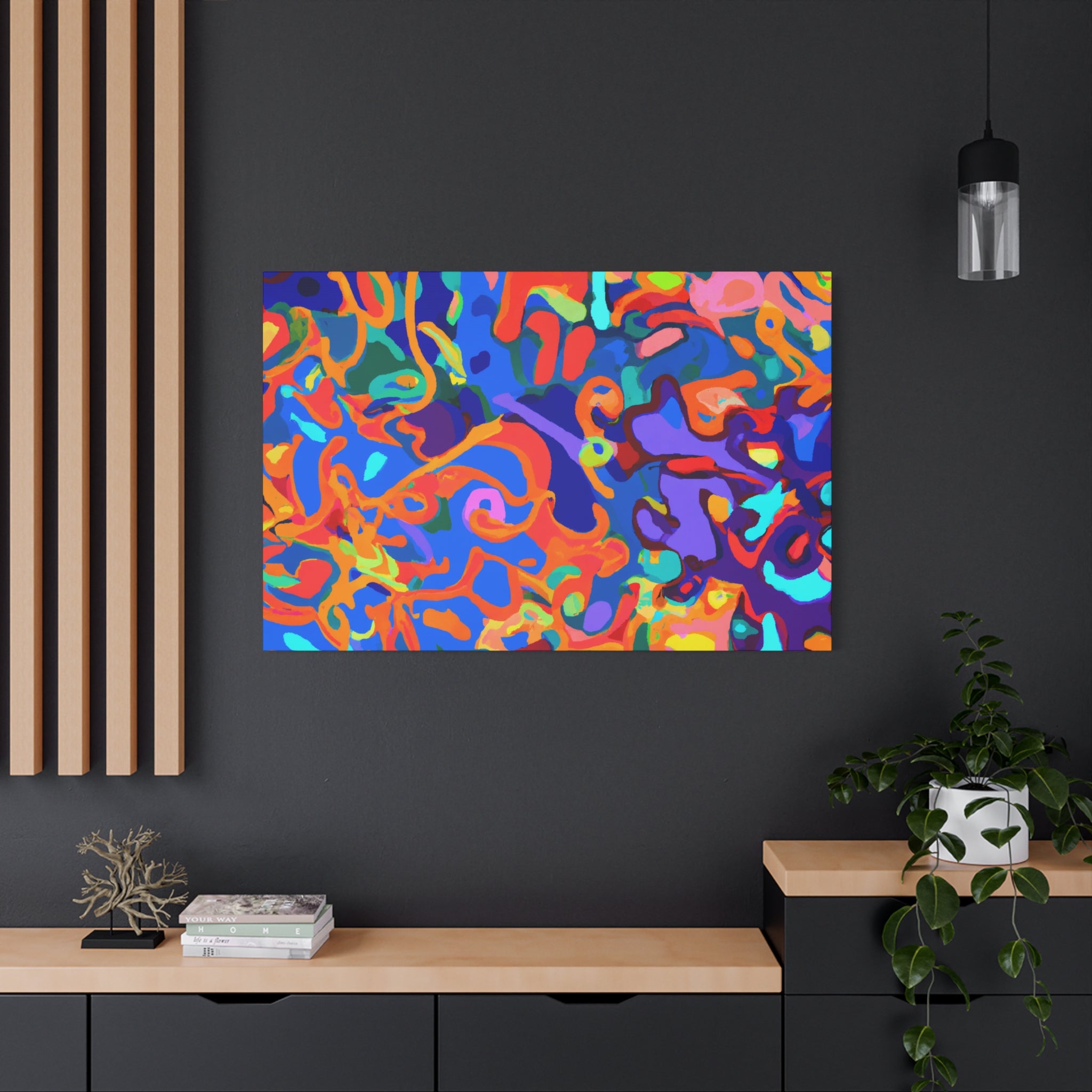 Groovy Aurora - Canvas