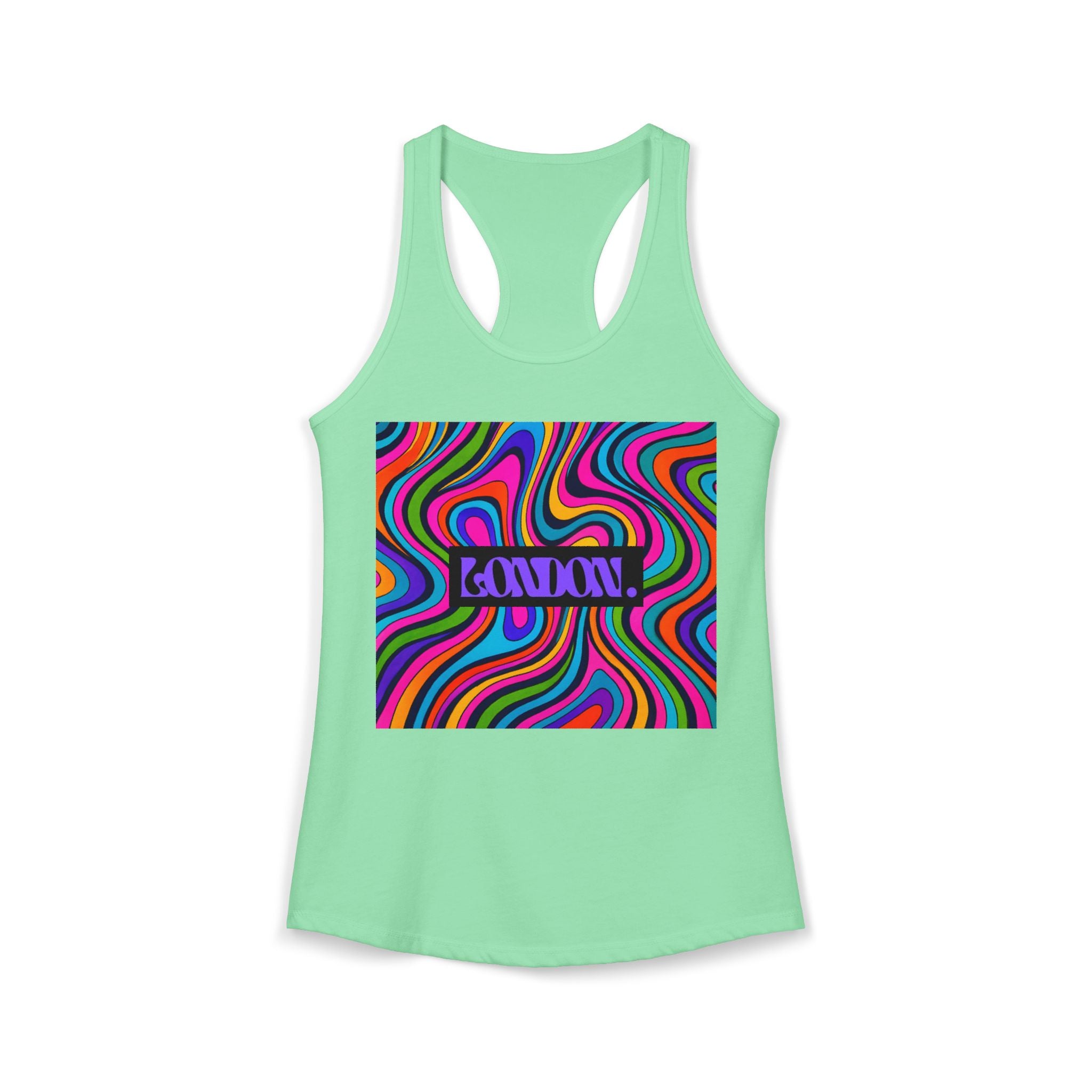 "Velvet Kaleidoscope" - Racerback Tank Top