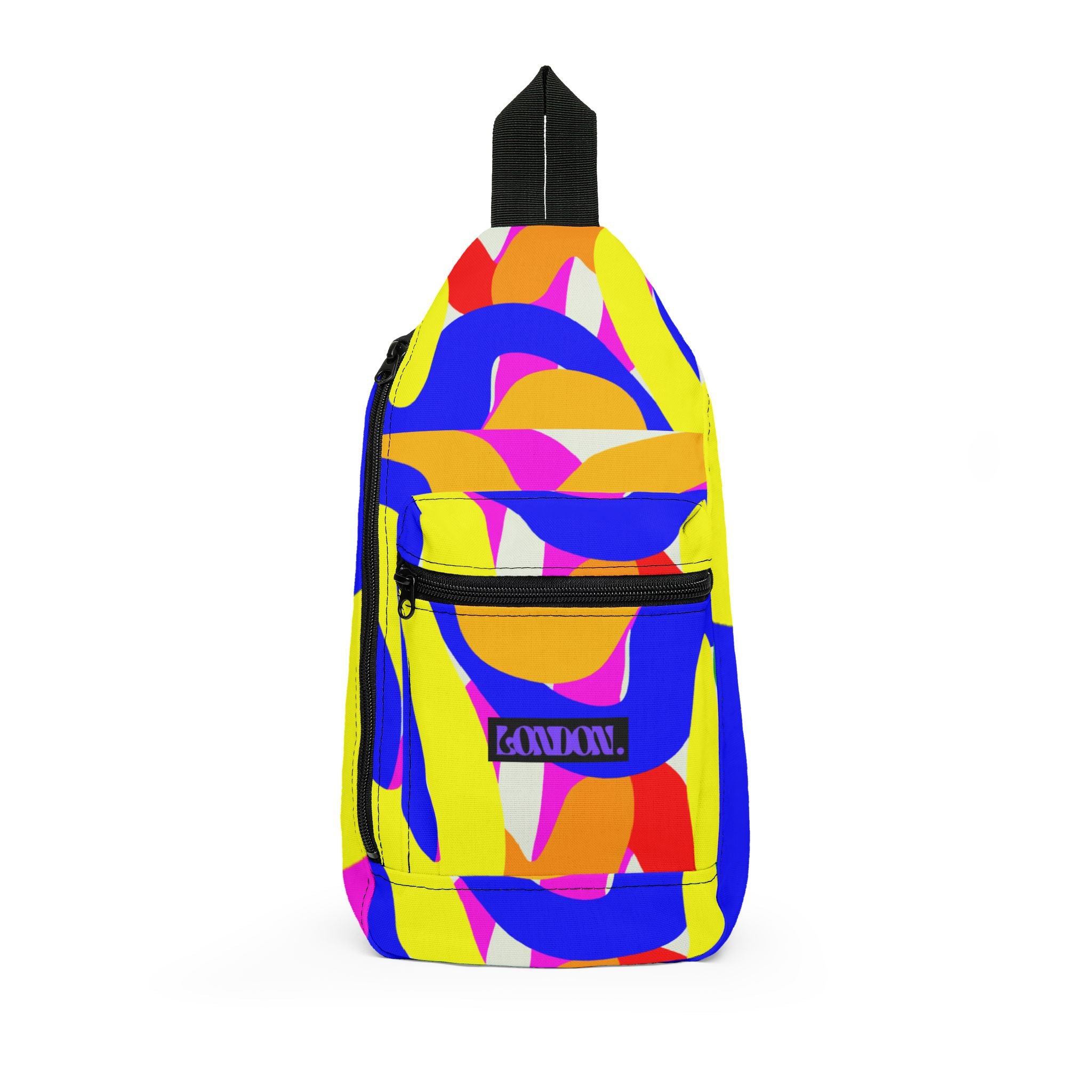 "Hippie Hues & Groovy Tubes" - Sling Bag