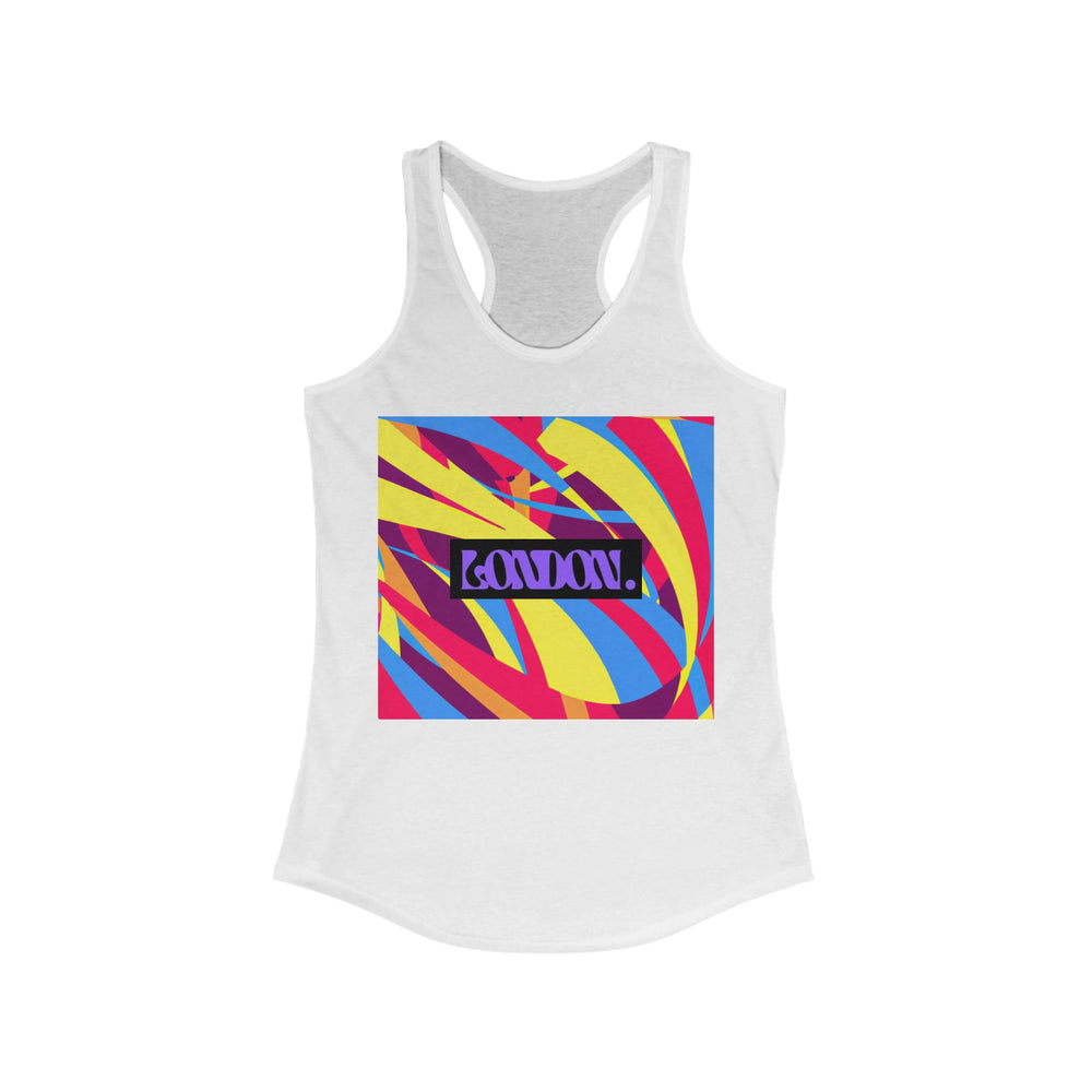 "Groovy Galore: Gigi Charmers" - Racerback Tank Top