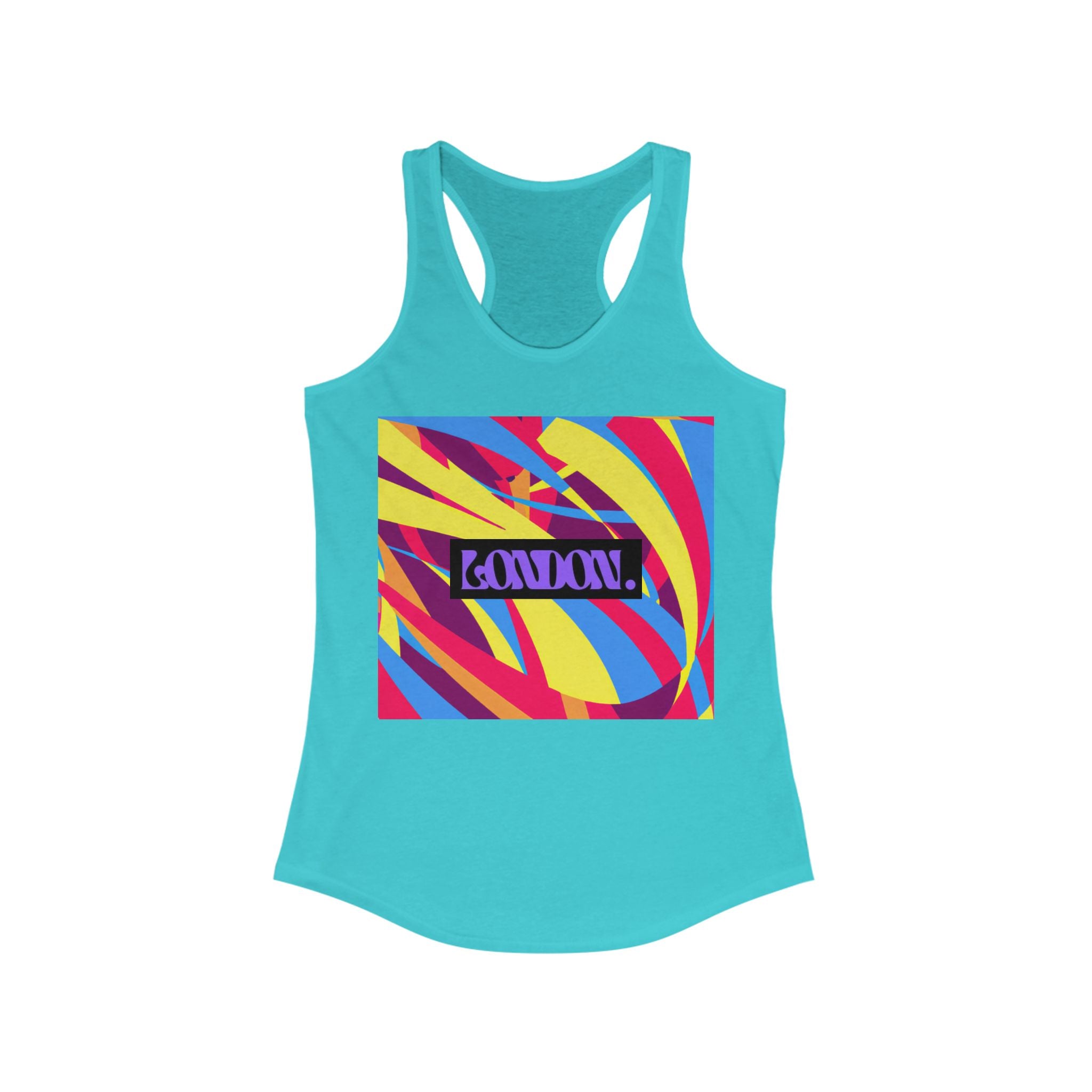 "Groovy Galore: Gigi Charmers" - Racerback Tank Top