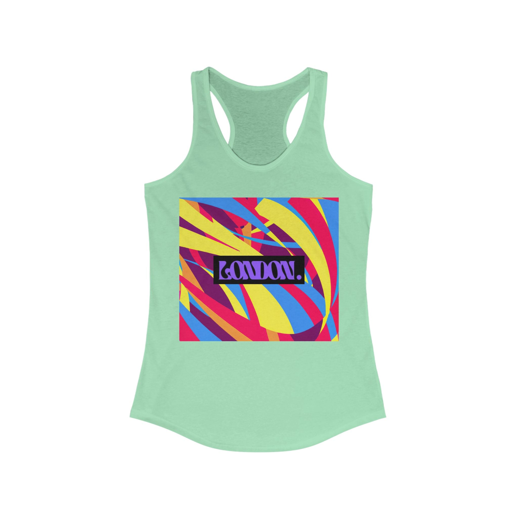 "Groovy Galore: Gigi Charmers" - Racerback Tank Top