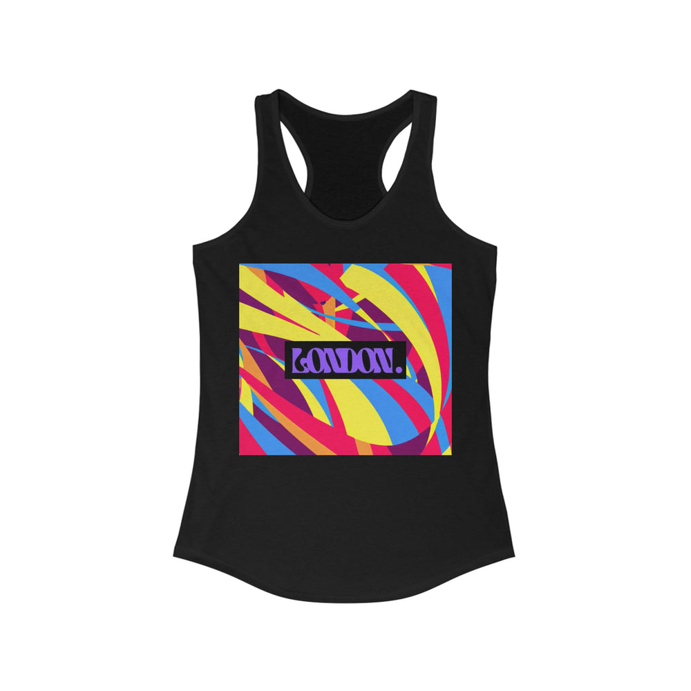 "Groovy Galore: Gigi Charmers" - Racerback Tank Top