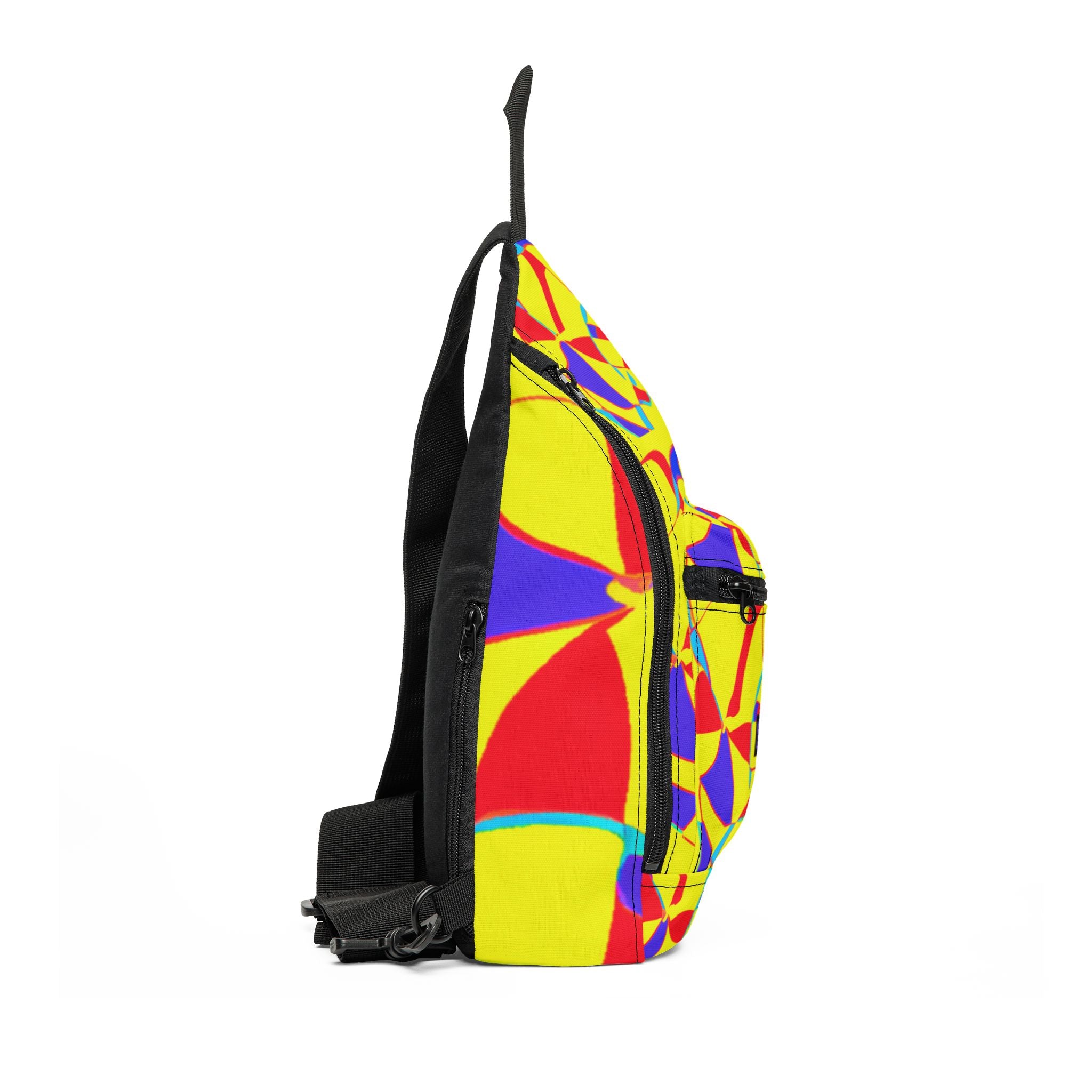 "Psychedelic Daze & Pop Art Maze" - Sling Bag