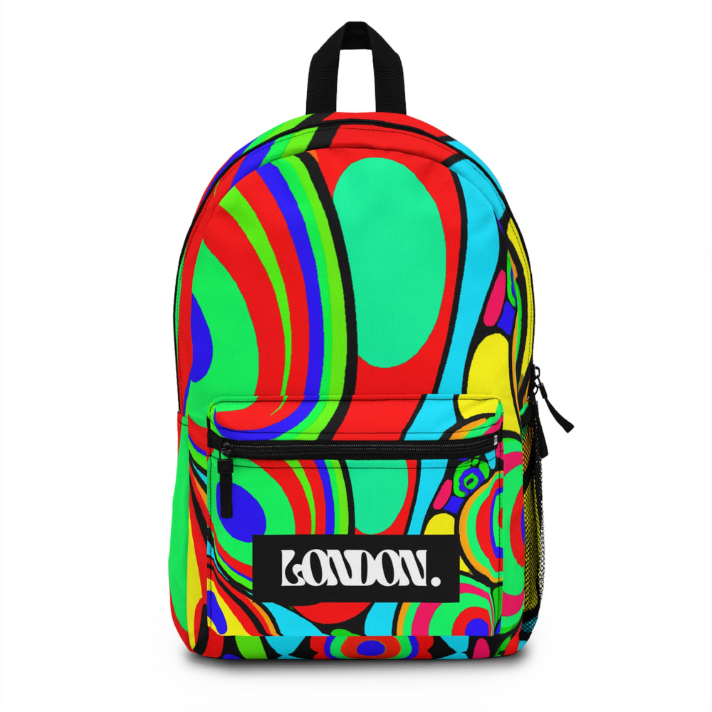 "Groovy Delight Vintage & Pop Art Emporium" - Backpack