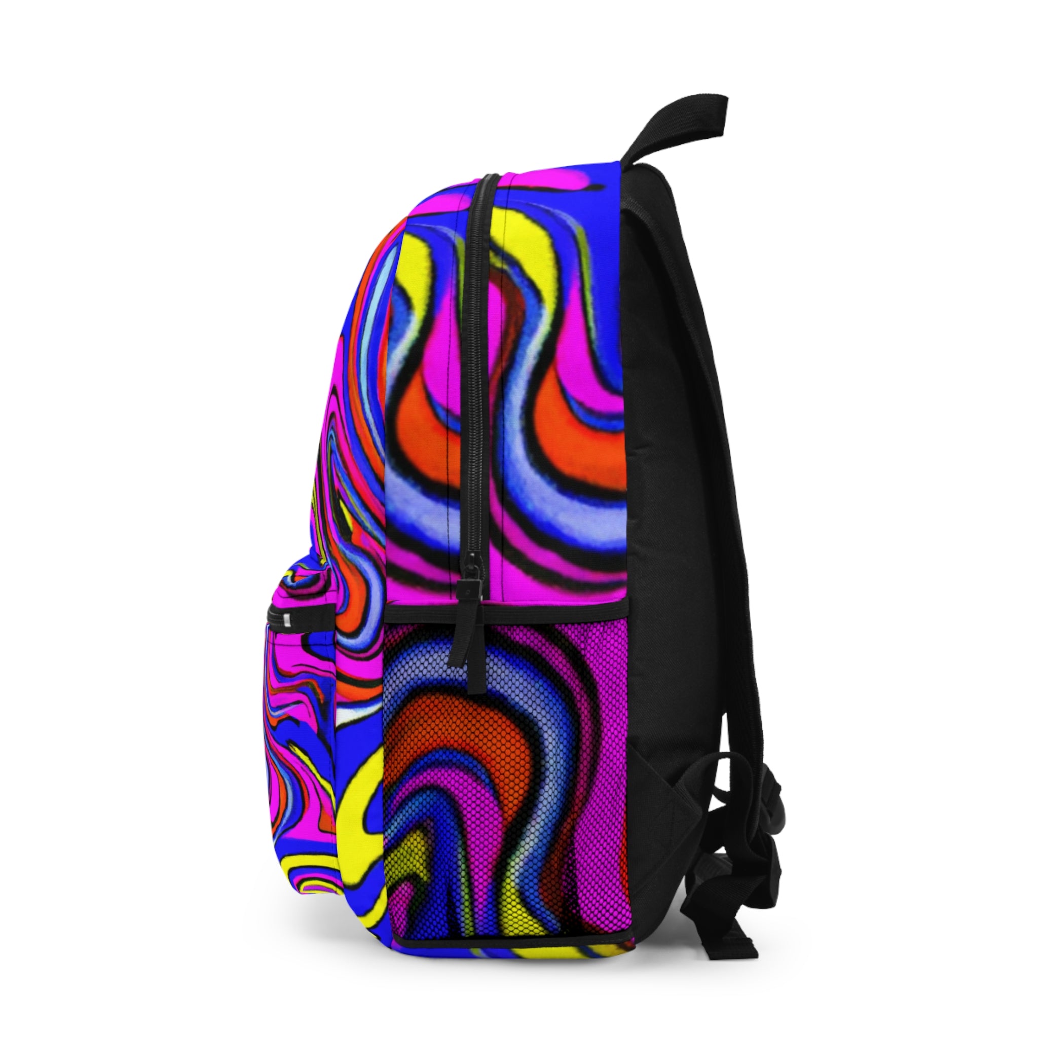 "Groovy Marigold's Kaleidoscope Boutique" - Backpack