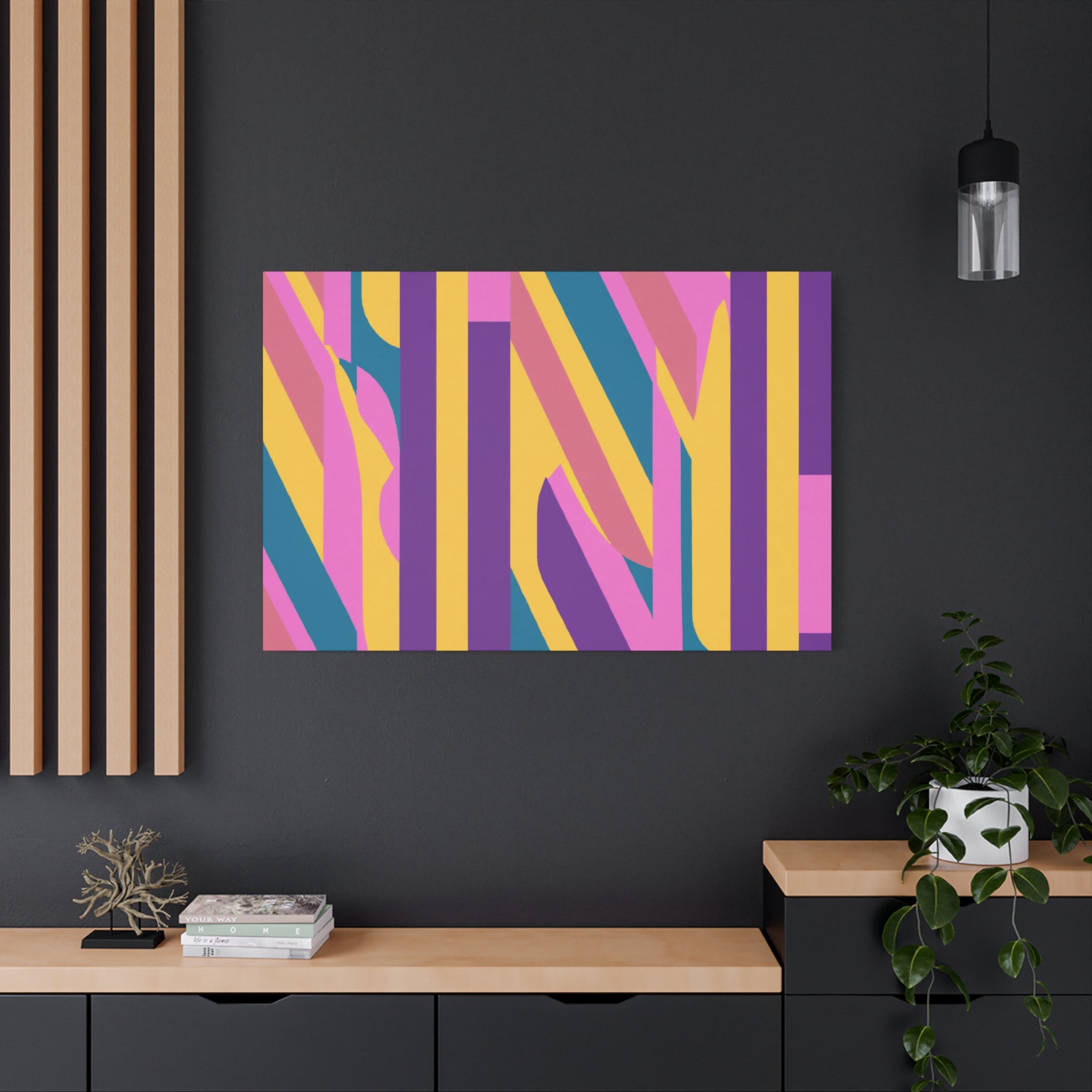 Groovy Kaleidoscope - Canvas