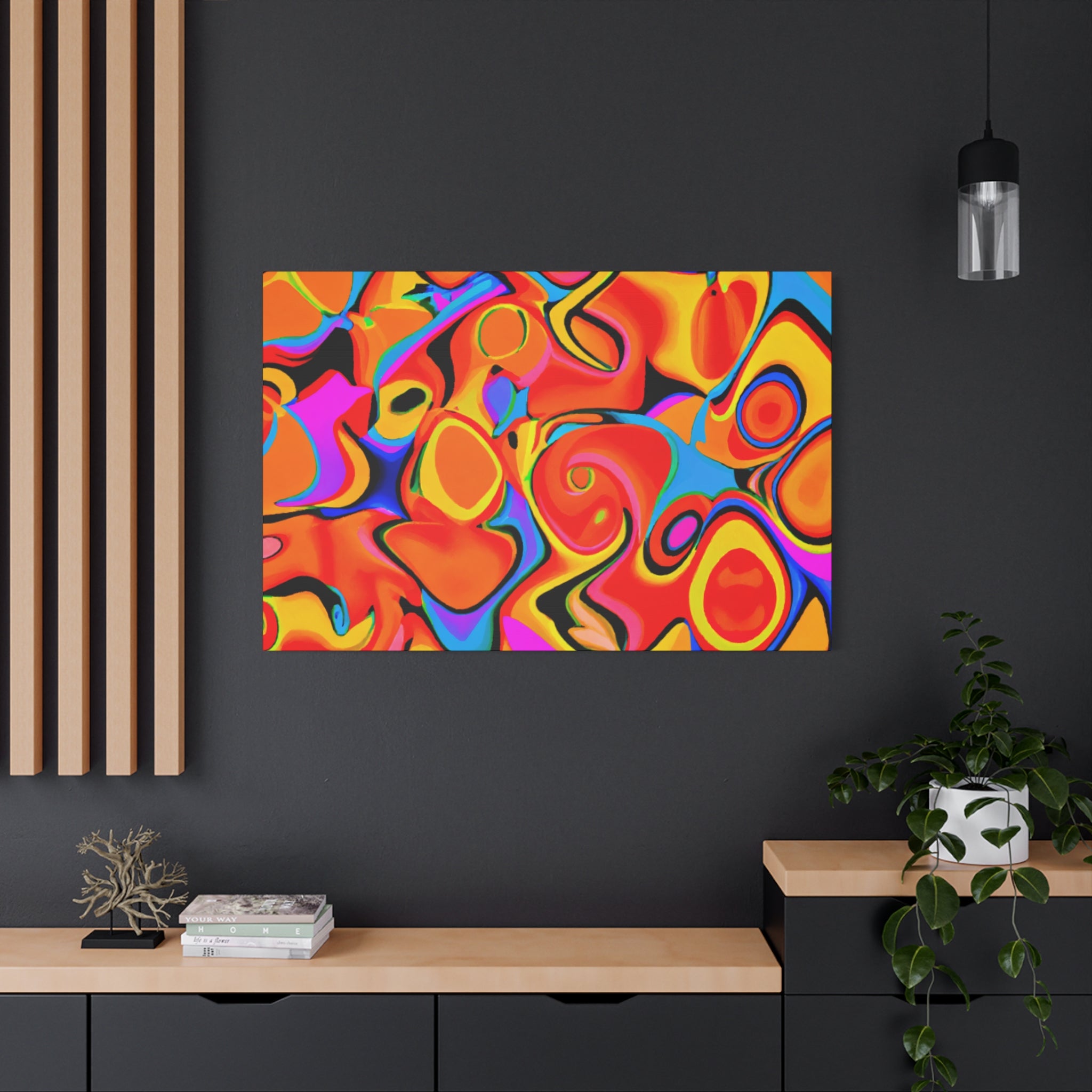 Groovy Kaleidoscope - Canvas