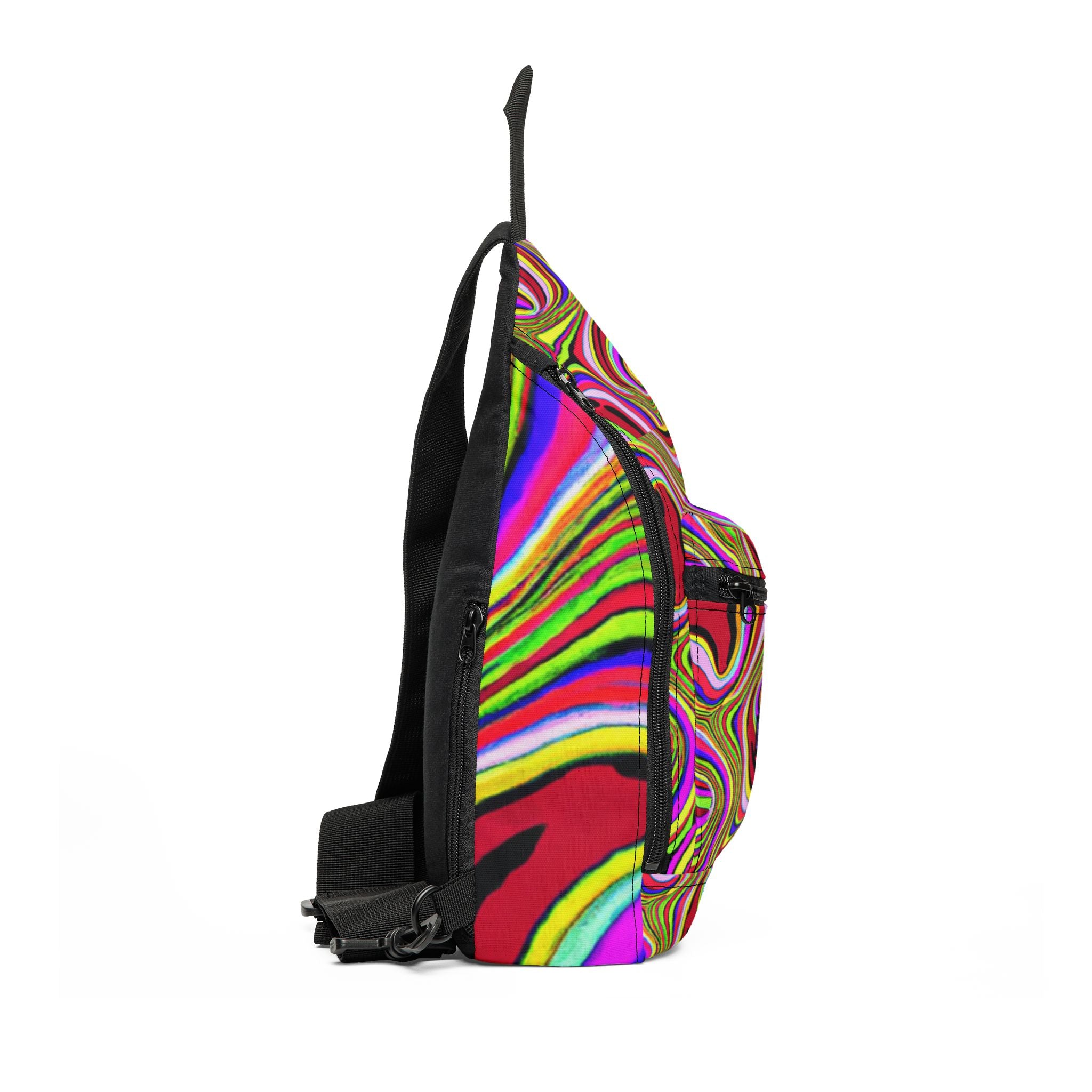 "Kaleidoscope Grooves" - Sling Bag
