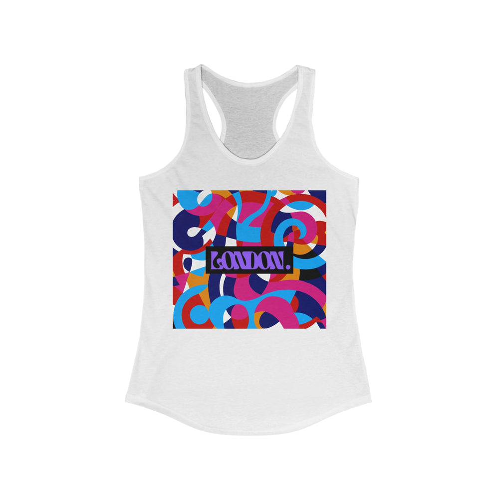 "Psychedelic Stardust Boutique" - Racerback Tank Top