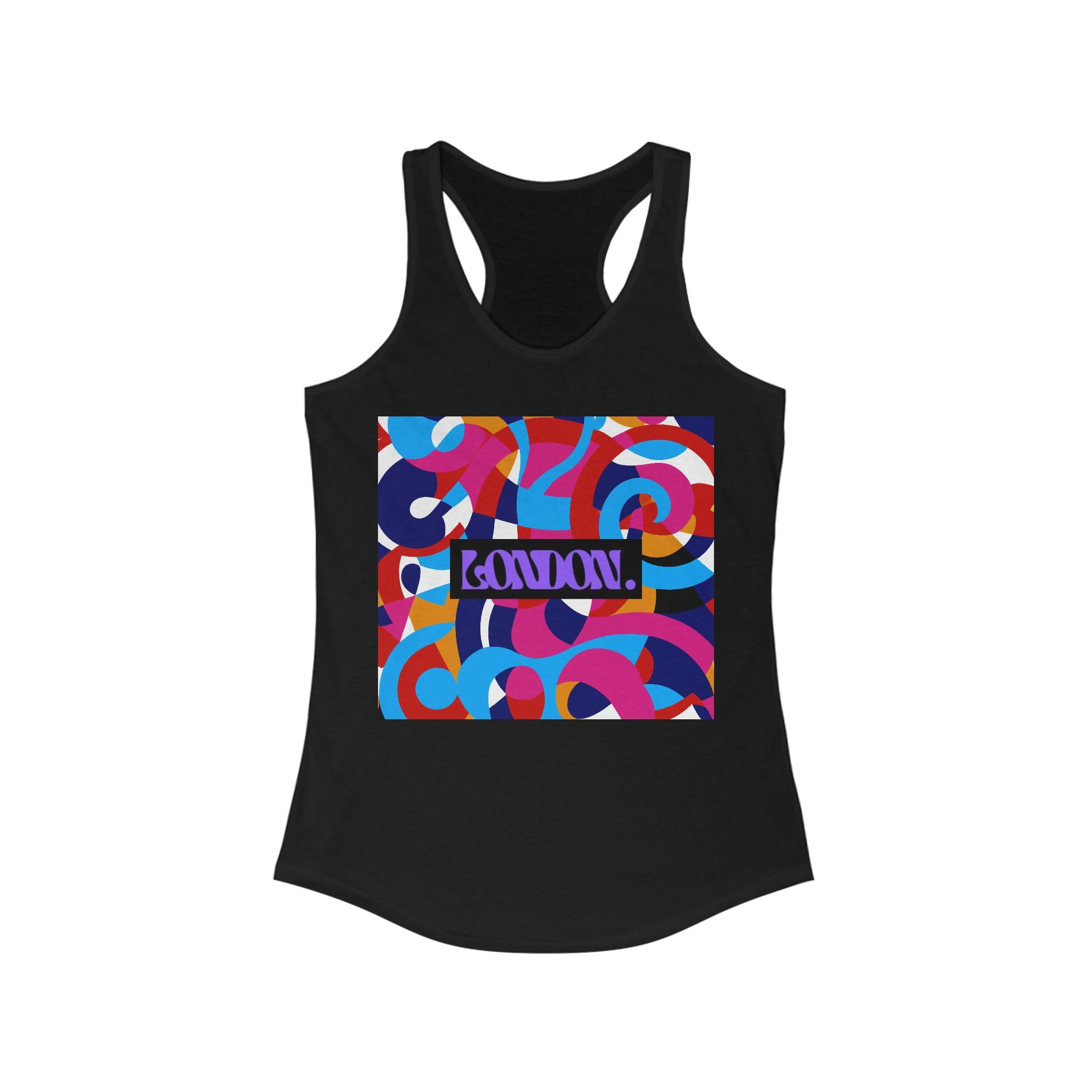 "Psychedelic Stardust Boutique" - Racerback Tank Top