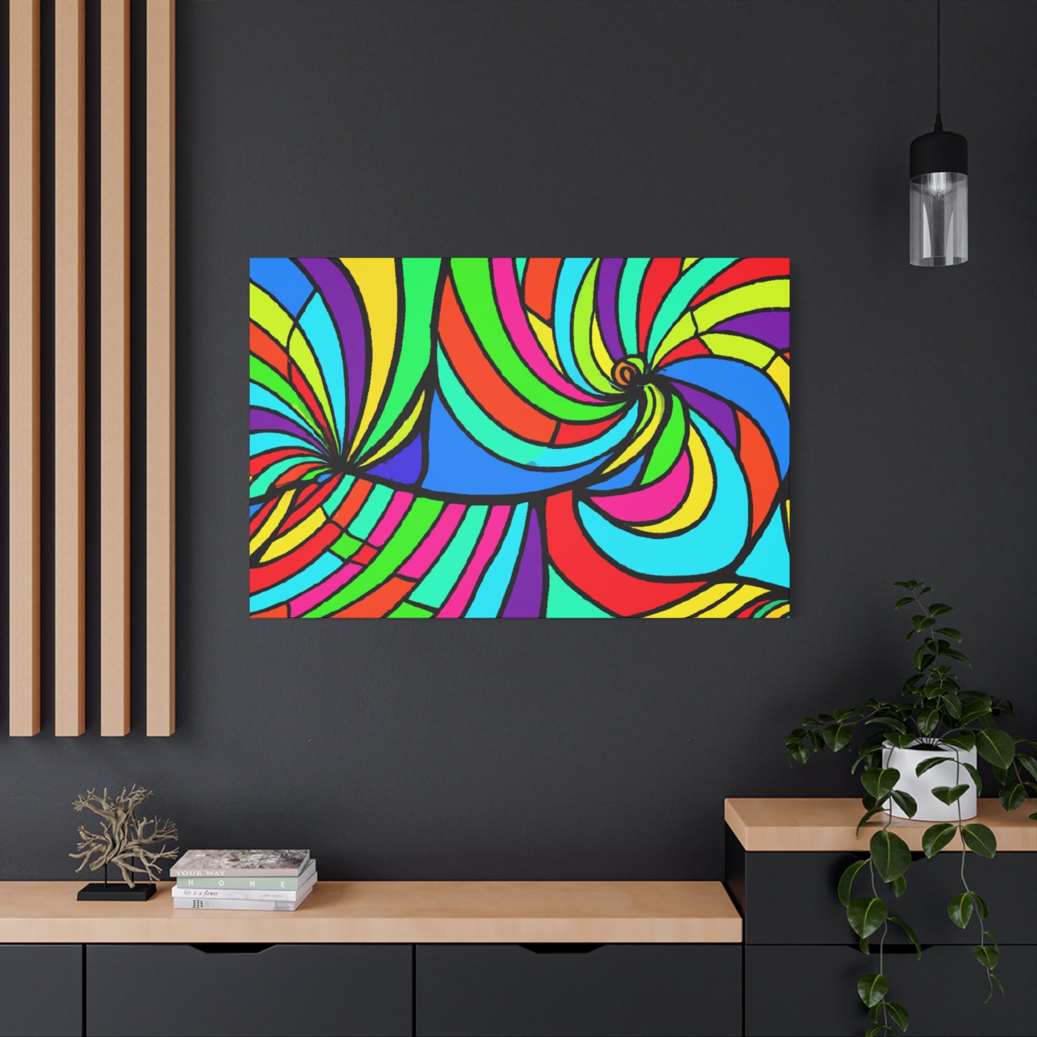 Groovy Spectrum - Canvas