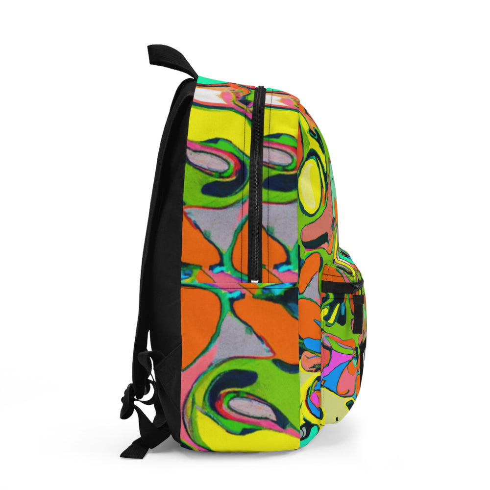 "Groovy-Vortex Pop Emporium" - Backpack