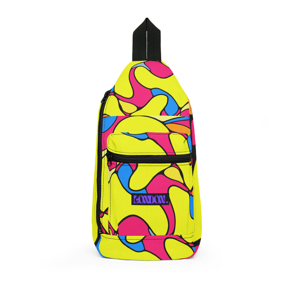 "Groovy Daisies: A Trip to Psychedelic Pop" - Sling Bag