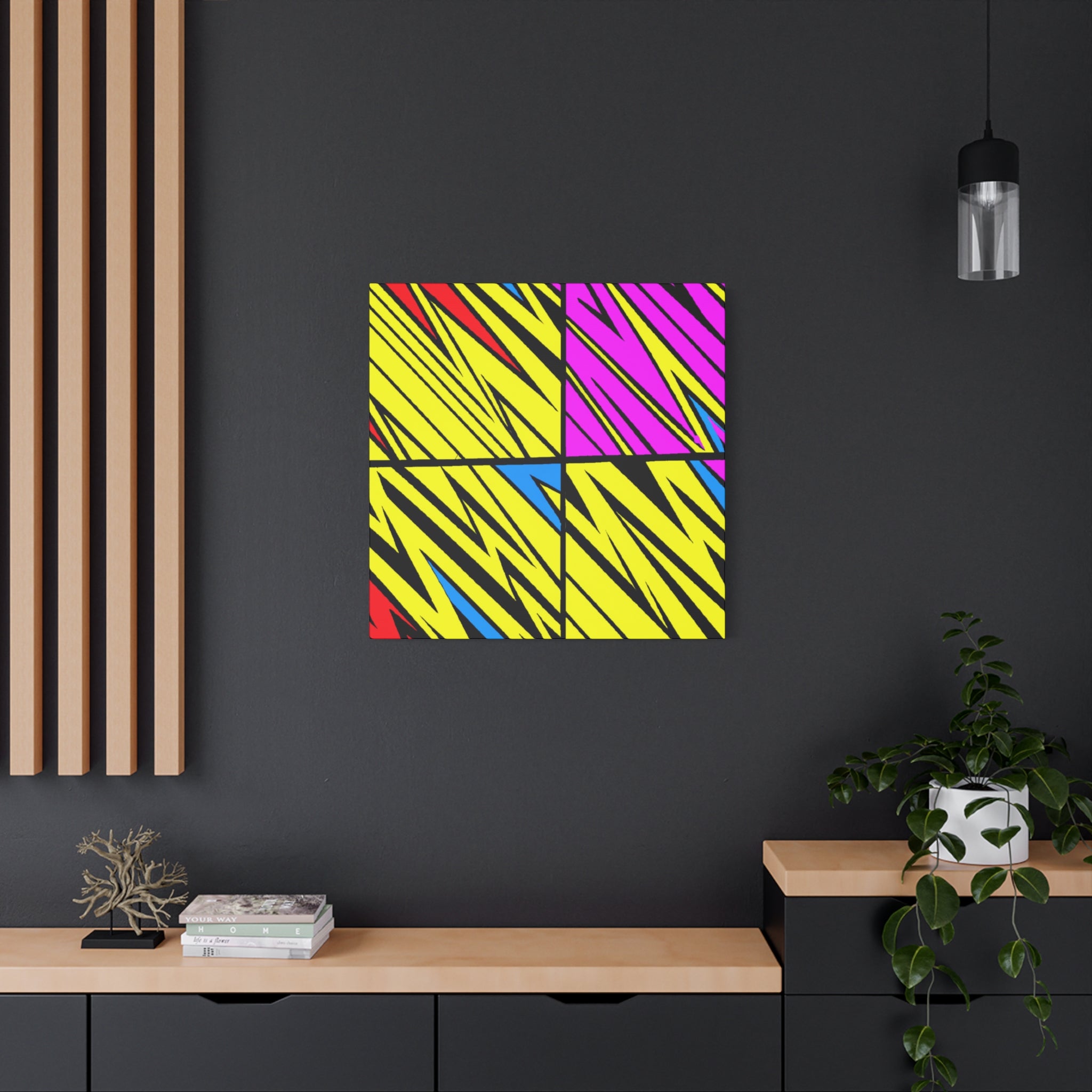 Groovy Kaleidoscope - Canvas