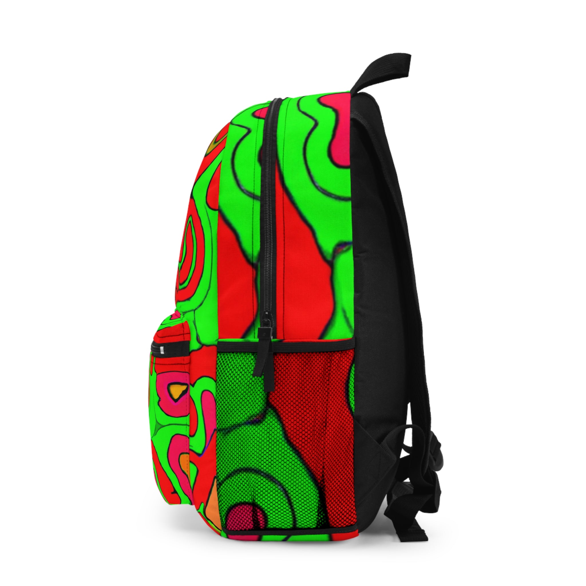 "Groovy Illusions: A Journey into Pop Art Delirium" - Backpack