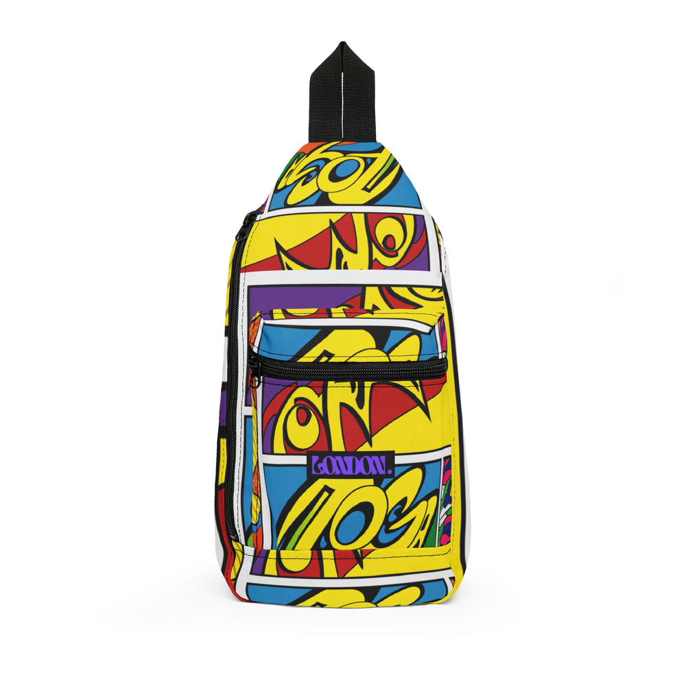 "Groovy Marigold's Starburst Emporium" - Sling Bag