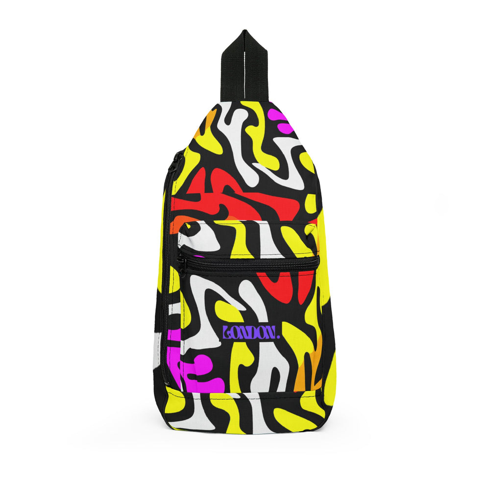 "Hippie Hues & Groovy Tunes" - Sling Bag