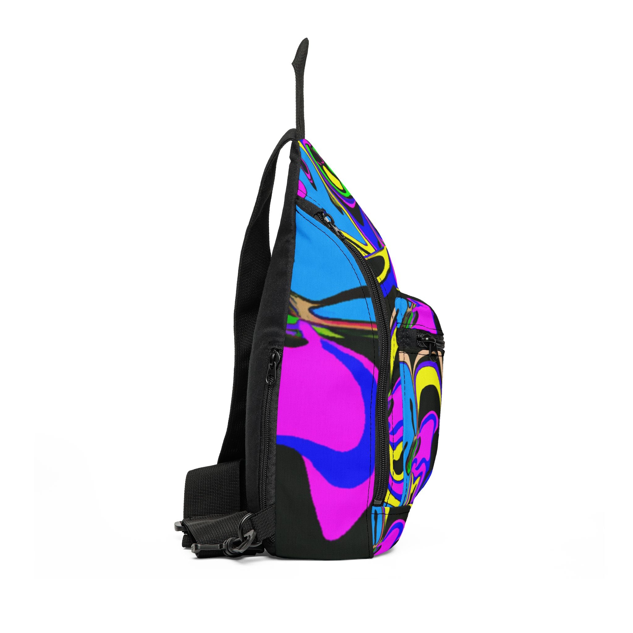 "Electric Marigold Groove" - Sling Bag