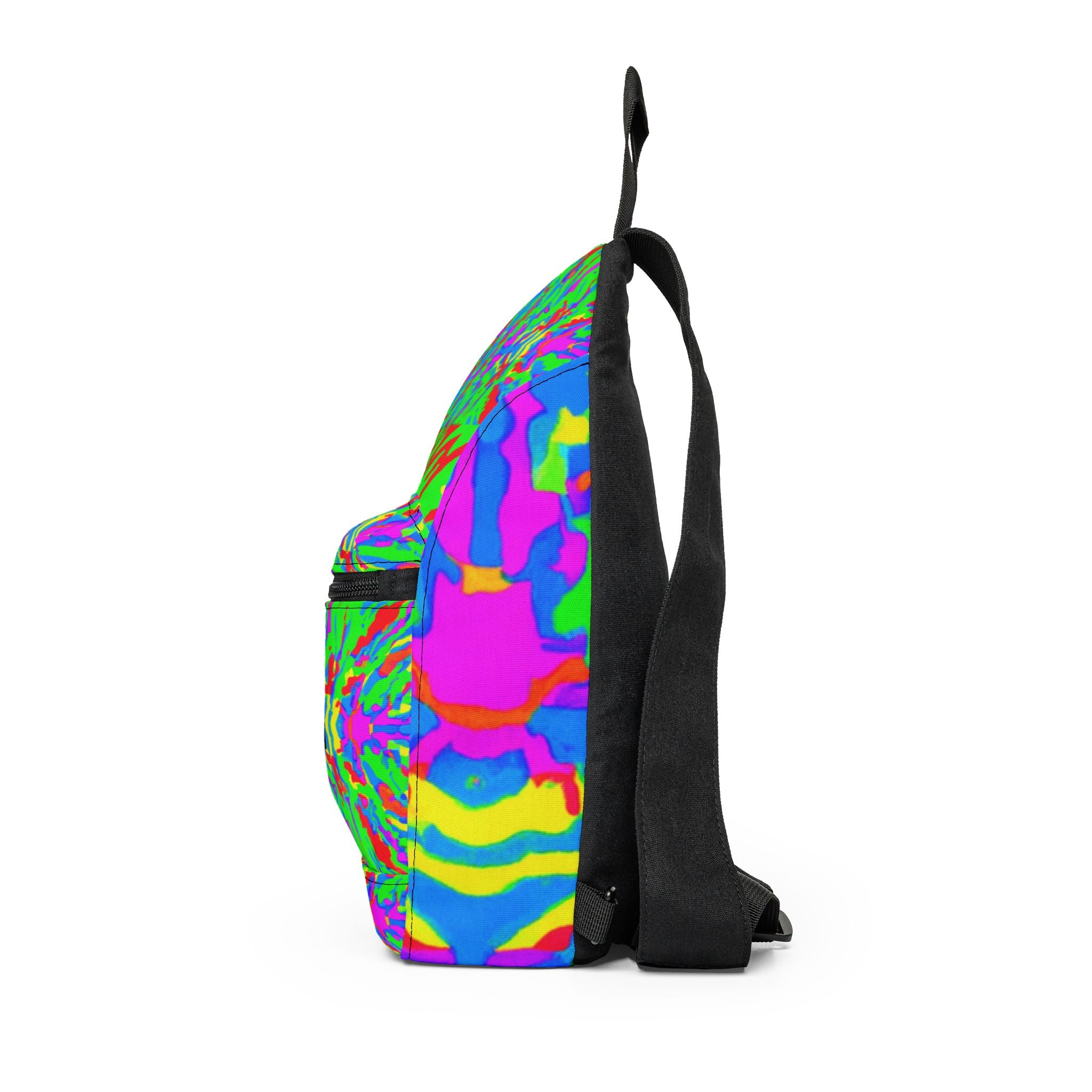 "Groovy Visions: The Nostalgic Popcade" - Sling Bag