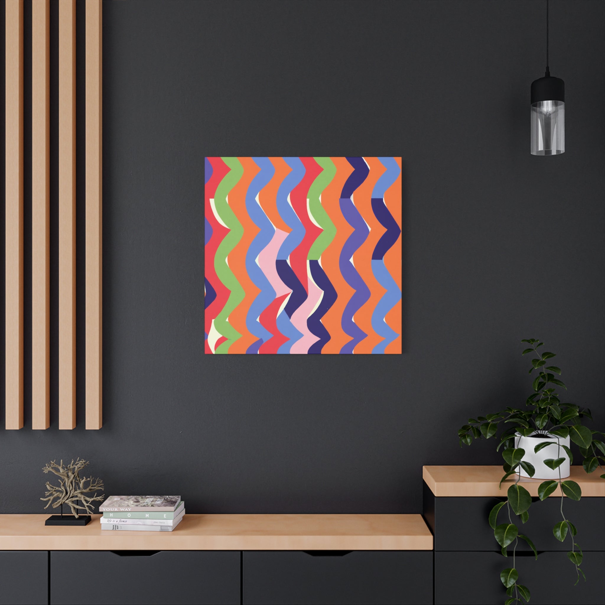 Groovy Starburst - Canvas