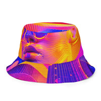 Electric Bloom Tropics - Bucket Hat - Inside Back