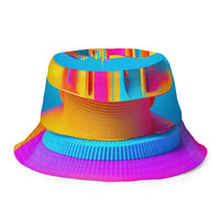 Electric Bloom Vibe - Bucket Hat - Inside Back
