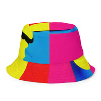 Electric Bloom Burst - Bucket Hat - Inside Front