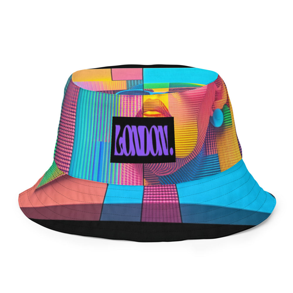 Electric Bloom Groove - Bucket Hat - Outside Front