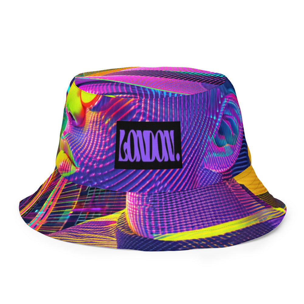 Electric Bloom Fiesta - Bucket Hat - Branding Outside