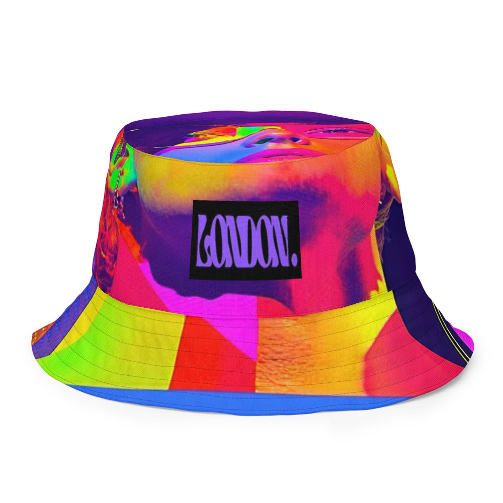 Electric Fiorucci Popburst - Bucket Hat - Outside Front