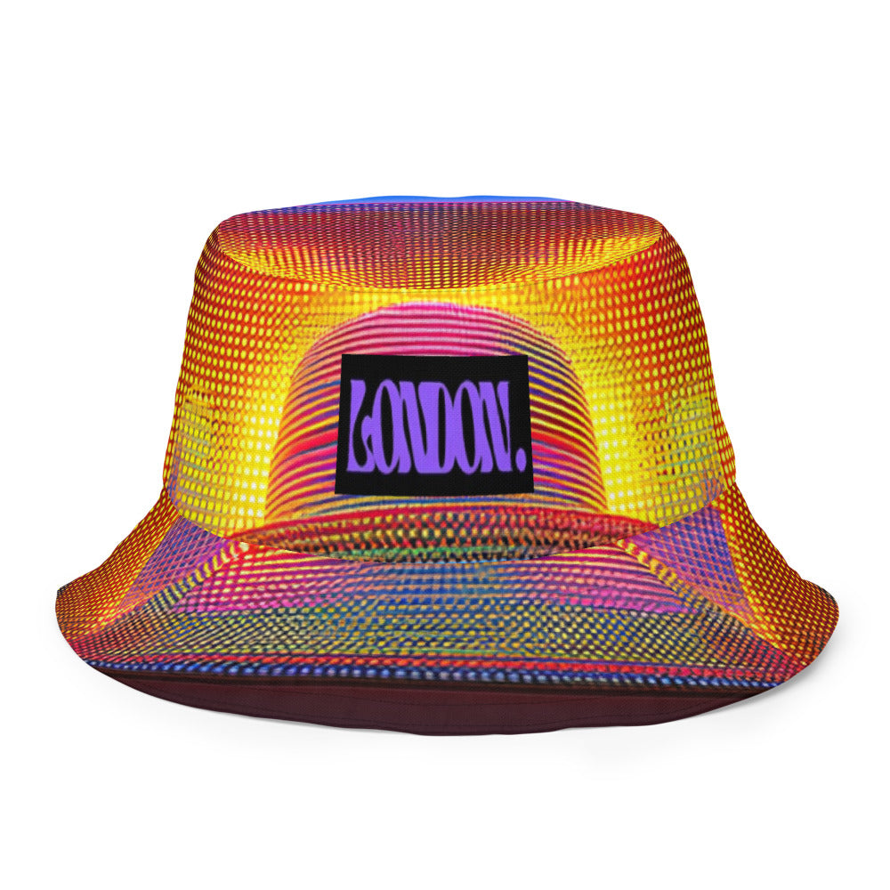 Electric Bloom Burst - Bucket Hat - Outside Front
